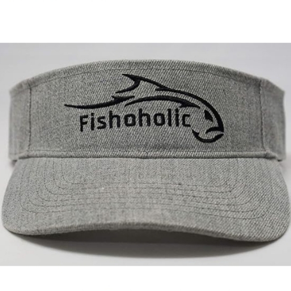 Baseball Fishing Hat Embroidered Logos Mesh Trucker Fishing Outdoor Gray - Picture 4 of 6